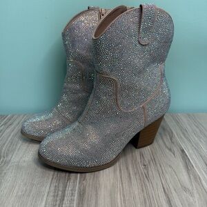 Betsy Johnson/Torrid Rhinestone Women's Ankle Boots